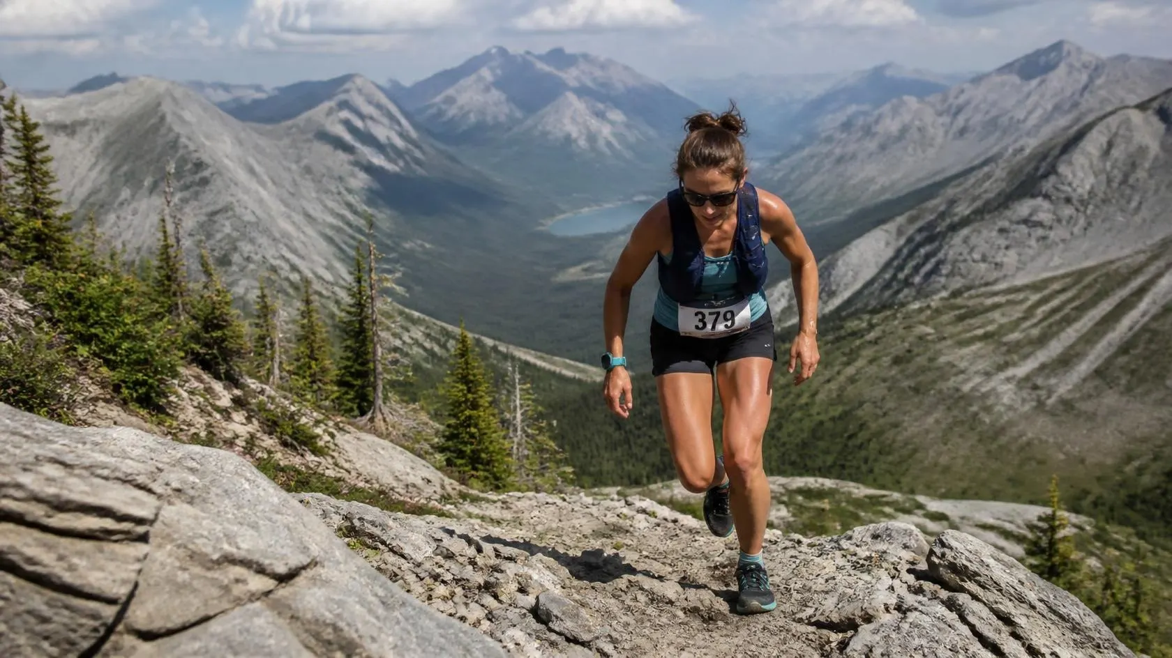 Athletics Training on Mountain Trails