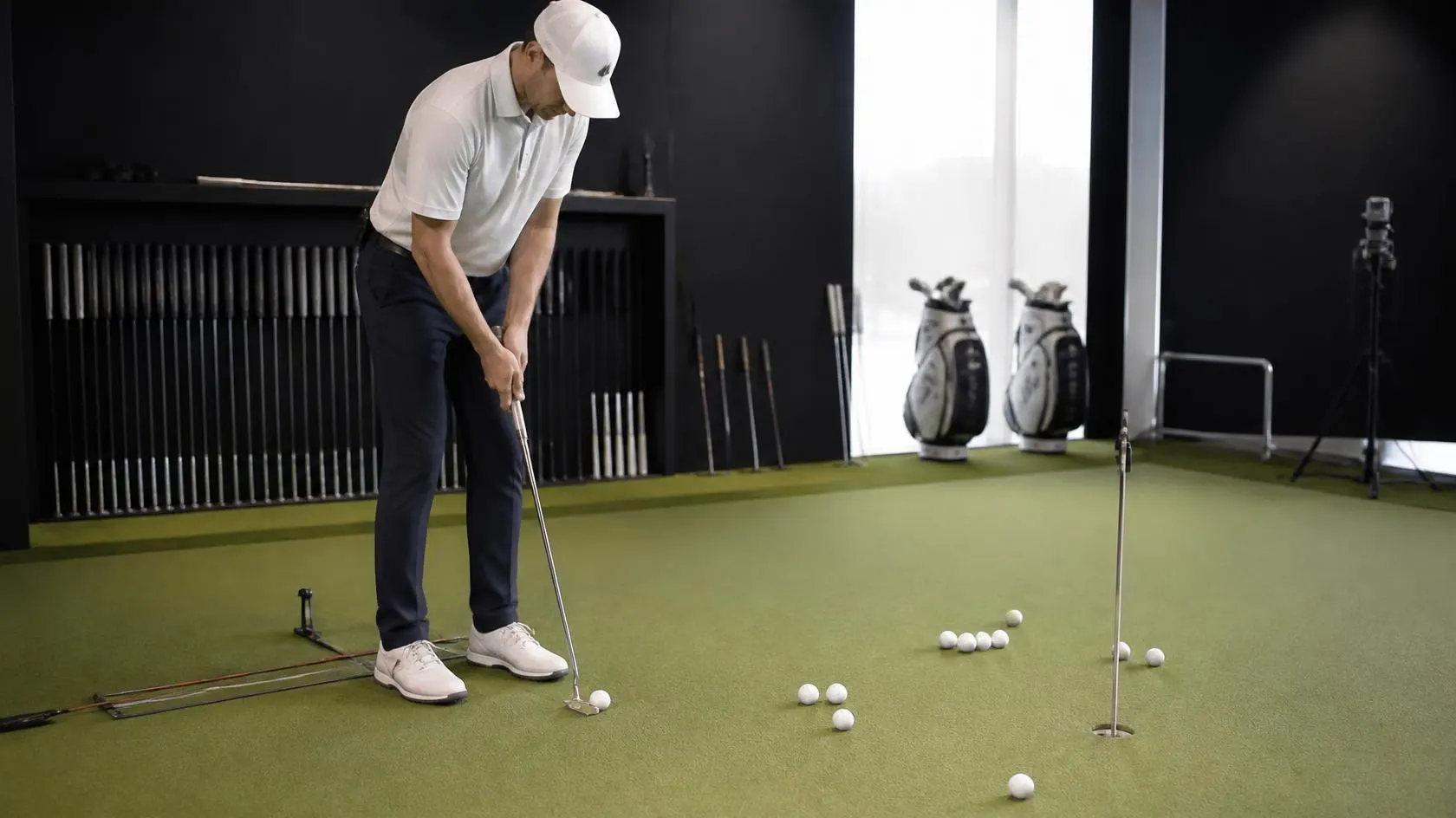 Golf Station for Putting Practice